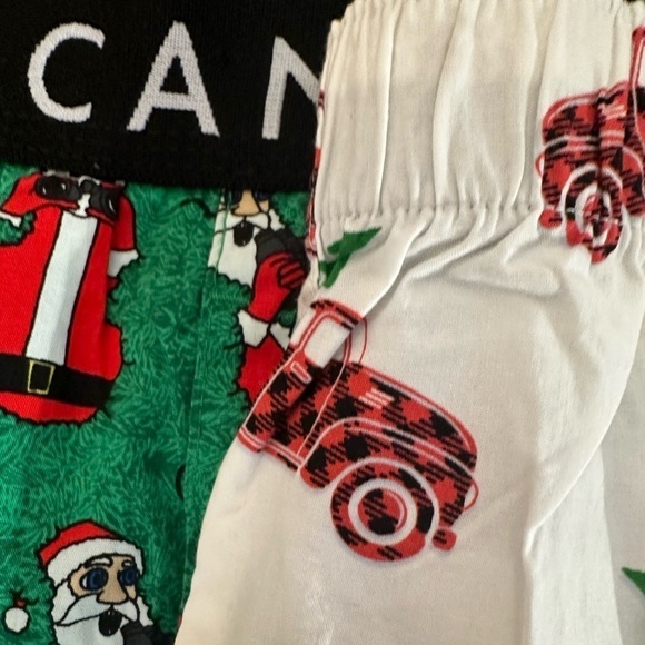 American Eagle two pairs boxer underwear Small Santa Christmas tree theme NWT - Picture 5 of 7